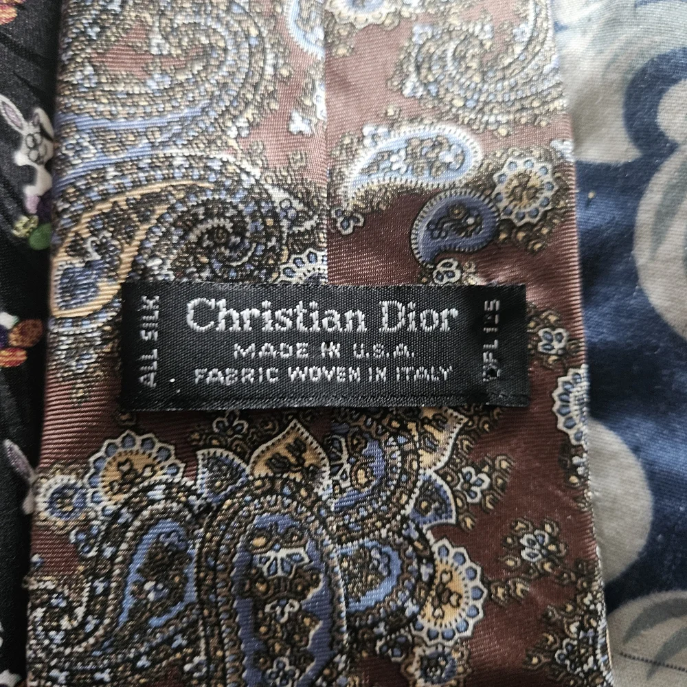 Dior Multicolor Paisley and Floral Ties Collection - Picture 4 of 5